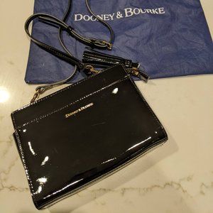 Dooney & Bourke Black Patent Leather Crossbody